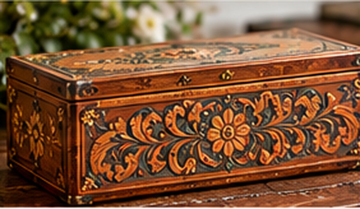Antique boxes storage and advertising collector guide