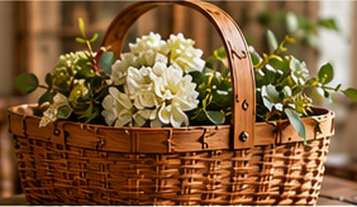 Decorating with antique boxes baskets tins and vintage storage