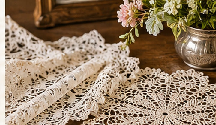 Vintage lace and doilies