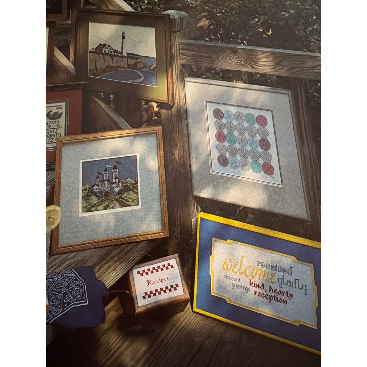 Just CrossStitch July August 1987 Patriotic Patterns NOS
