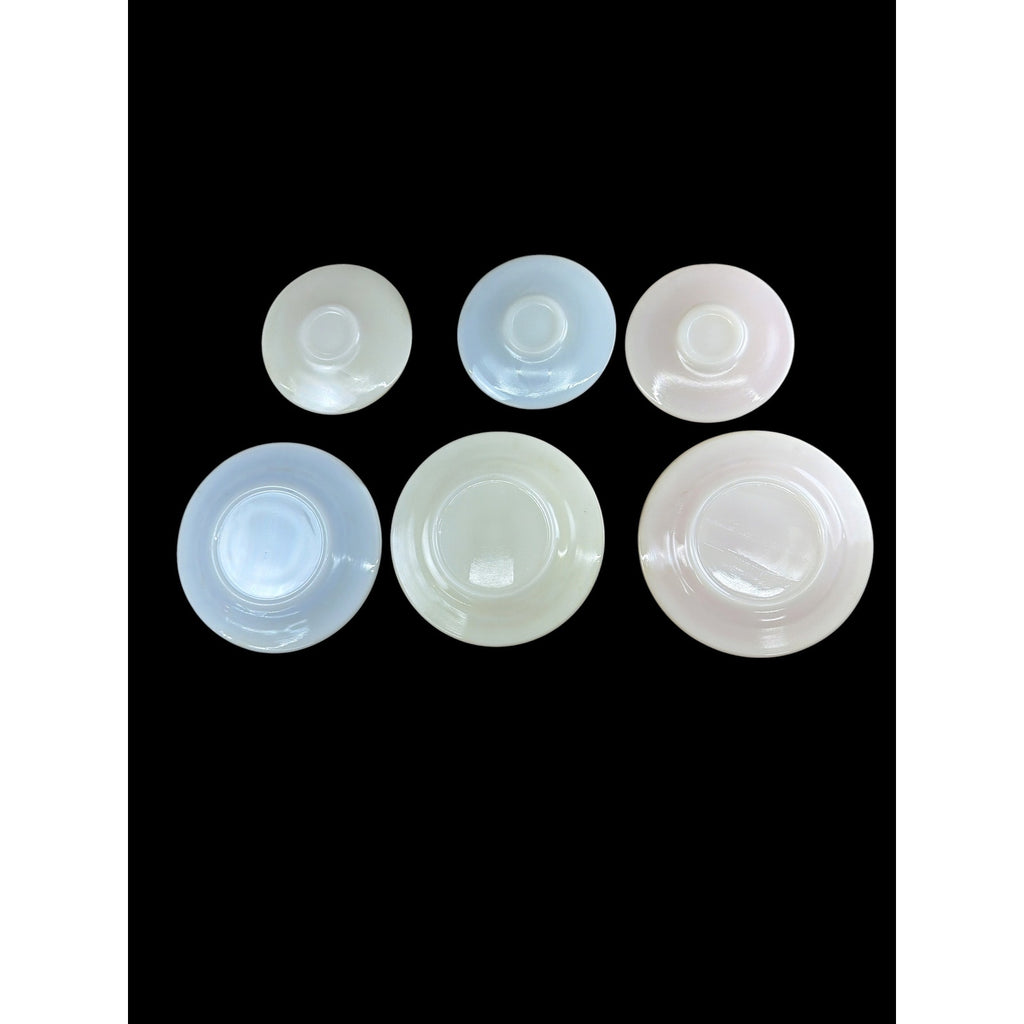 Vintage Hazel Atlas Little Hostess Pastel Childrens Dishes Set of 6 – additional view 2