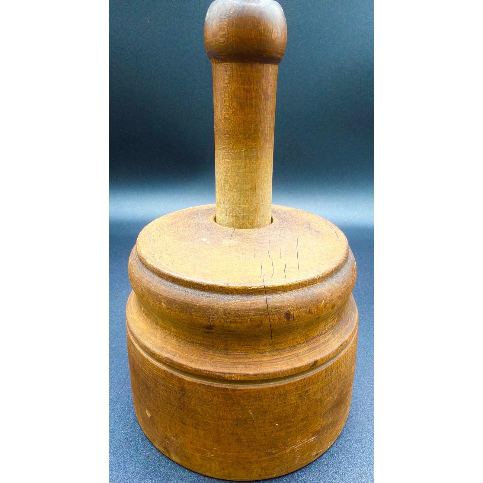 Antique Pineapple Butter Mold: Hand-Carved East Tennessee Folk Art