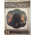 Sweet Nectar Wool Applique Candle Mat Pattern Crane Design NOS