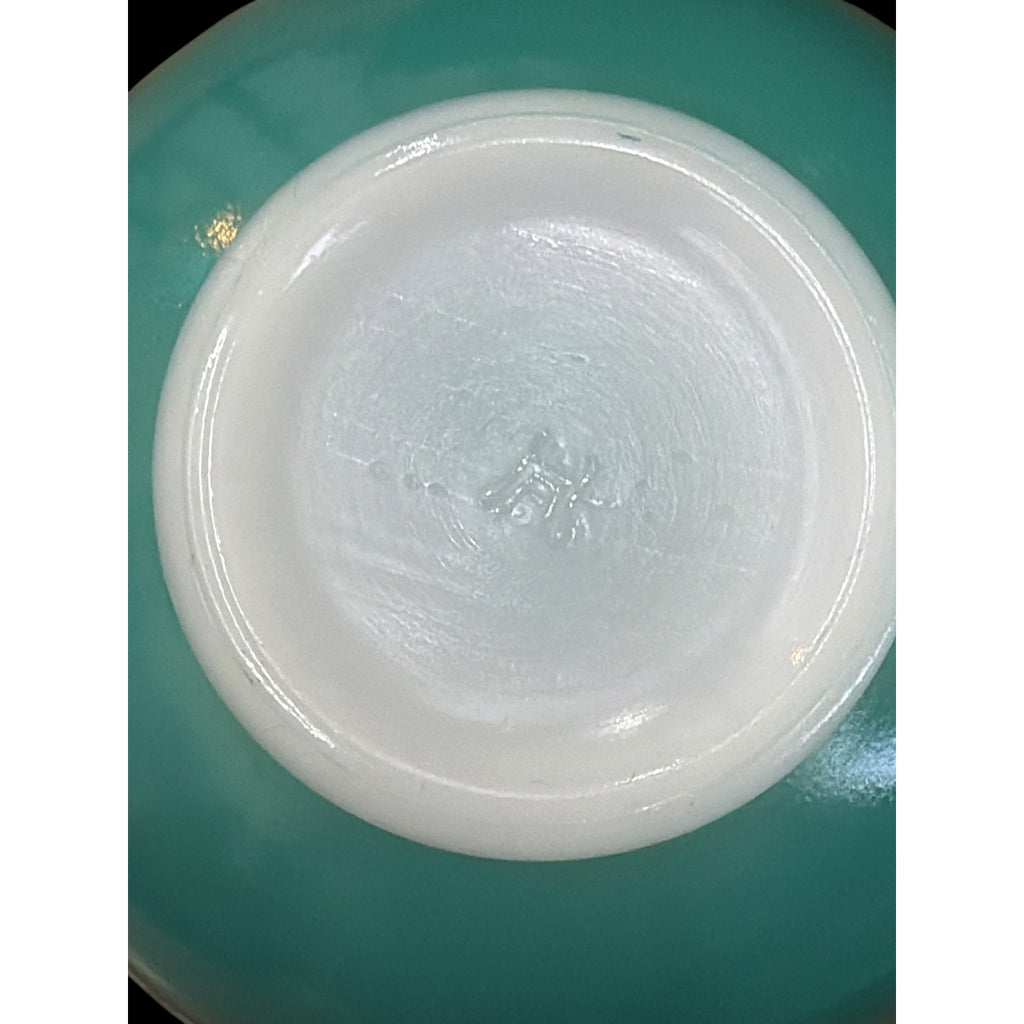 Hazel Atlas Moderntone Turquoise Platonite Glass 9 Piece Set MCM – additional view 4
