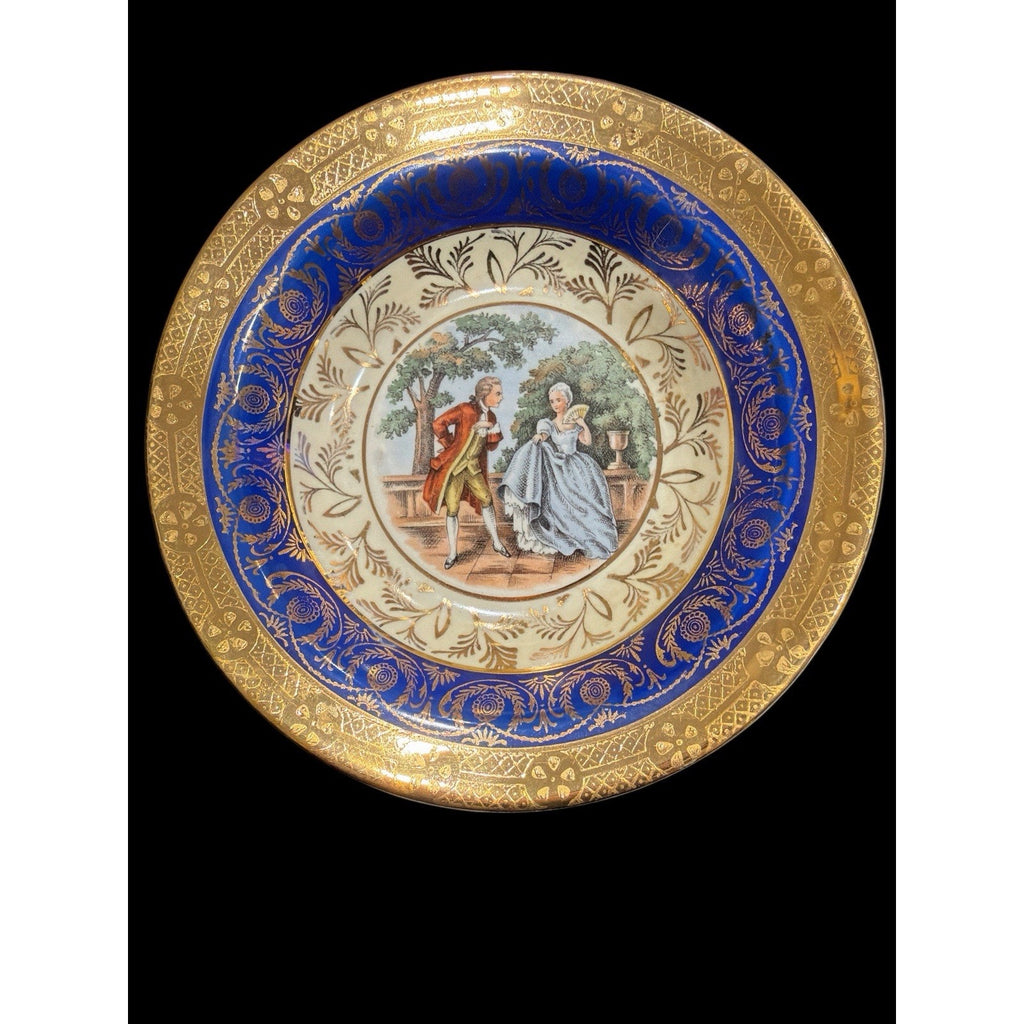 Vintage Taylor Smith & Taylor Bromley Berry Bowls Set of 7 22K Gold