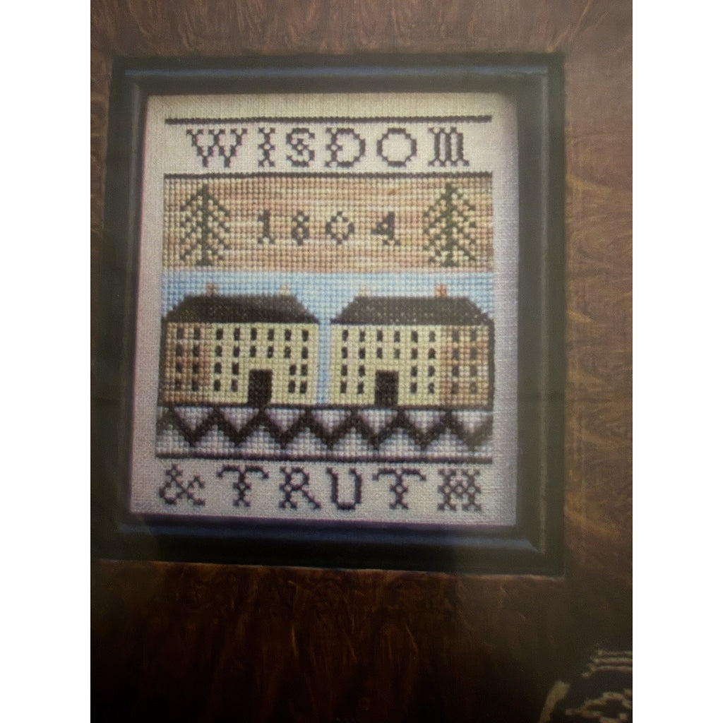 Carriage House Samplings Wisdom & Truth Cross Stitch Pattern Kathy Barrick