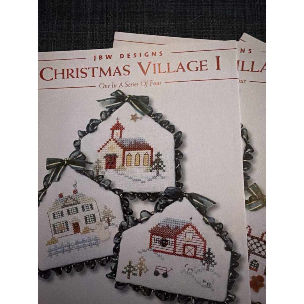 JBW christmas village cross stitch patterns complete 4