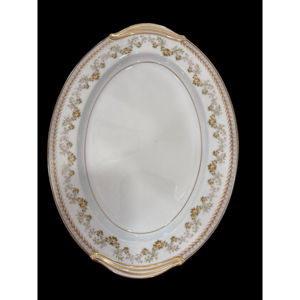 Noritake Shelburnne 5316 Large Oval Serving Platter 14” Vintage Japan