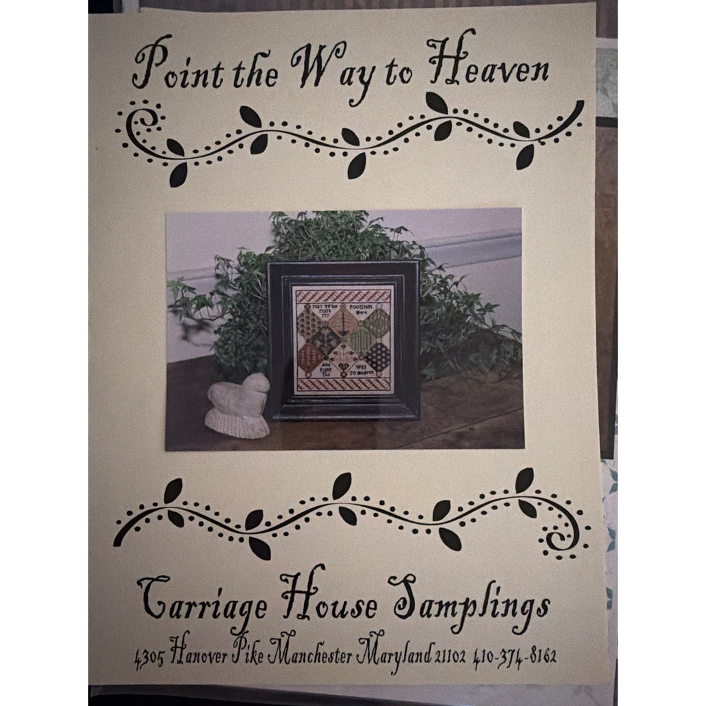 Carriage house Samplings Point the Way to Heaven Cross Stitch Pattern