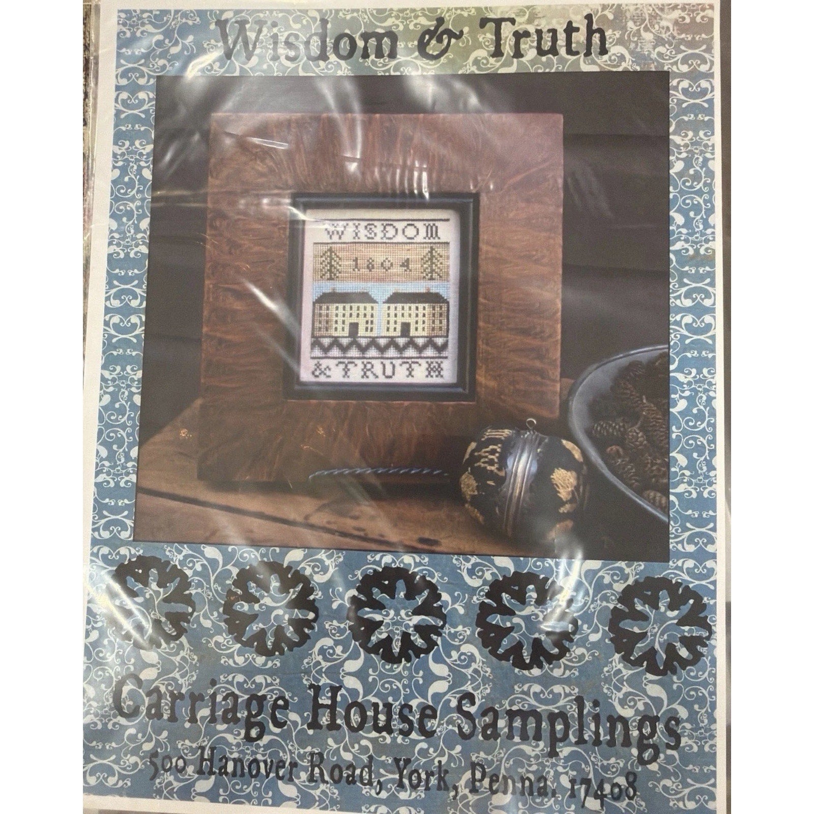 Carriage House Samplings Wisdom & Truth Cross Stitch Pattern NOS