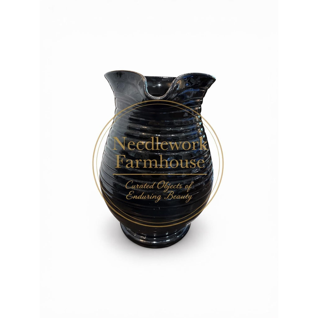 Primitive Black Studio Pottery Handmade North Carolina Stoneware Farmhouse