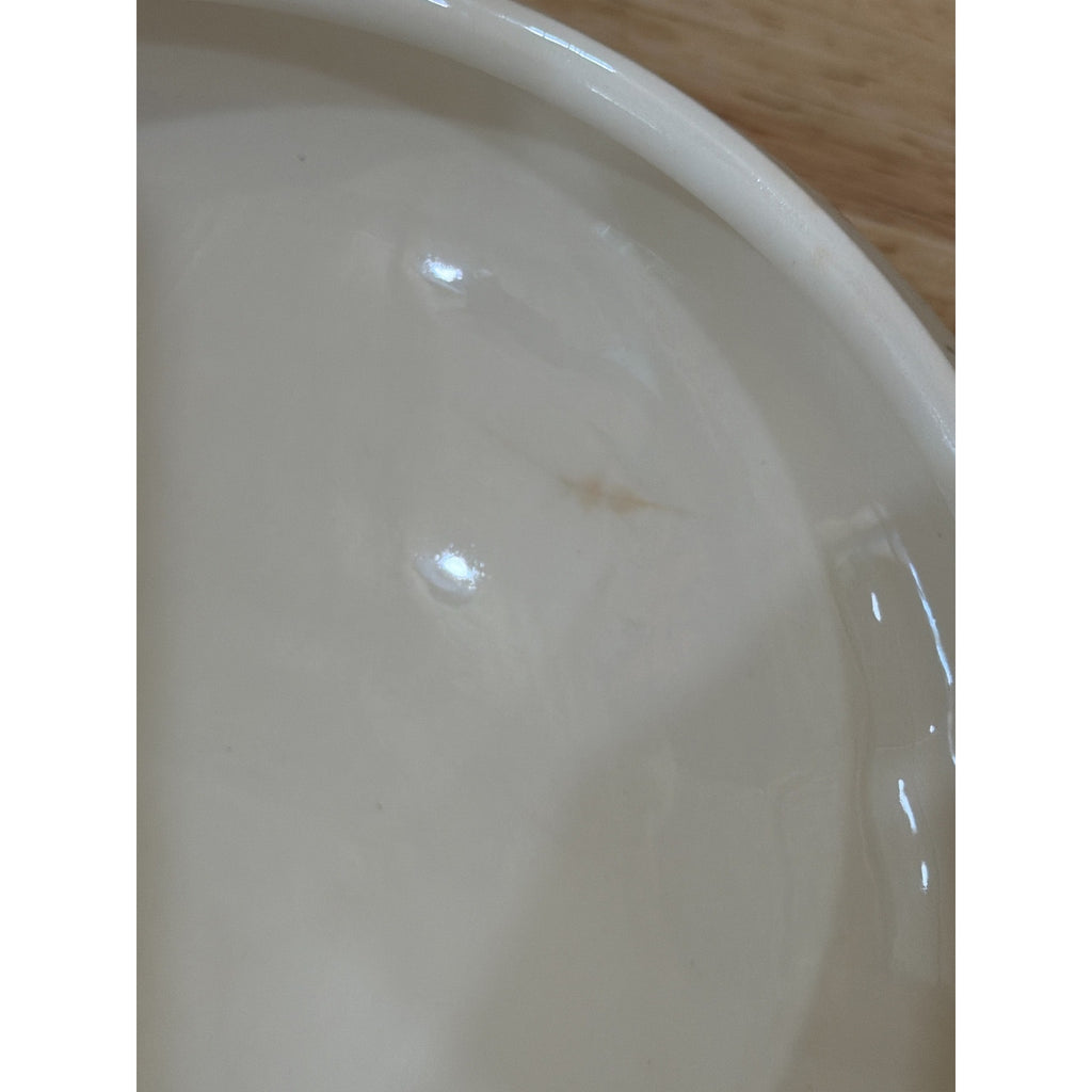 1951 Homer Laughlin Eggshell Nautilus White Covered Vegetable Bowl – additional view 9