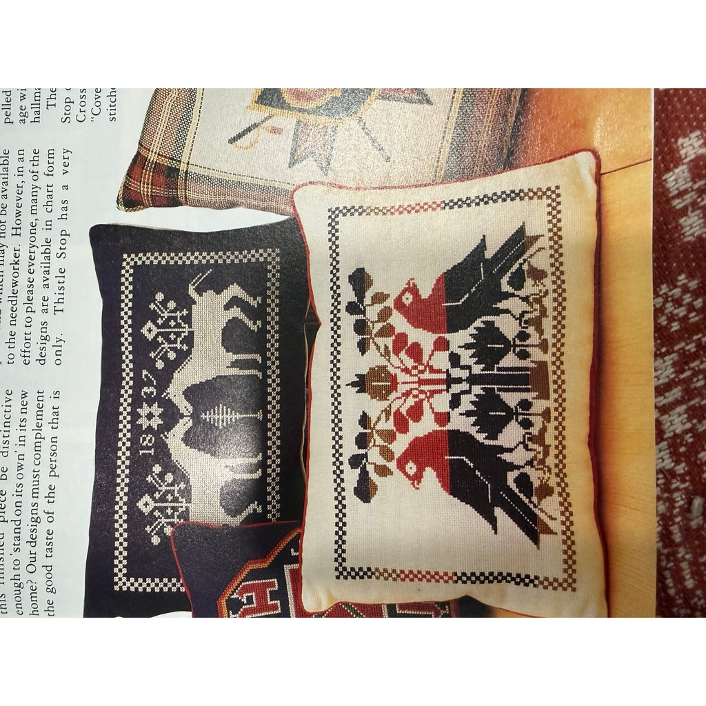 Just CrossStitch Magazine Jan Feb 1986 Vintage Patterns NOS Unused