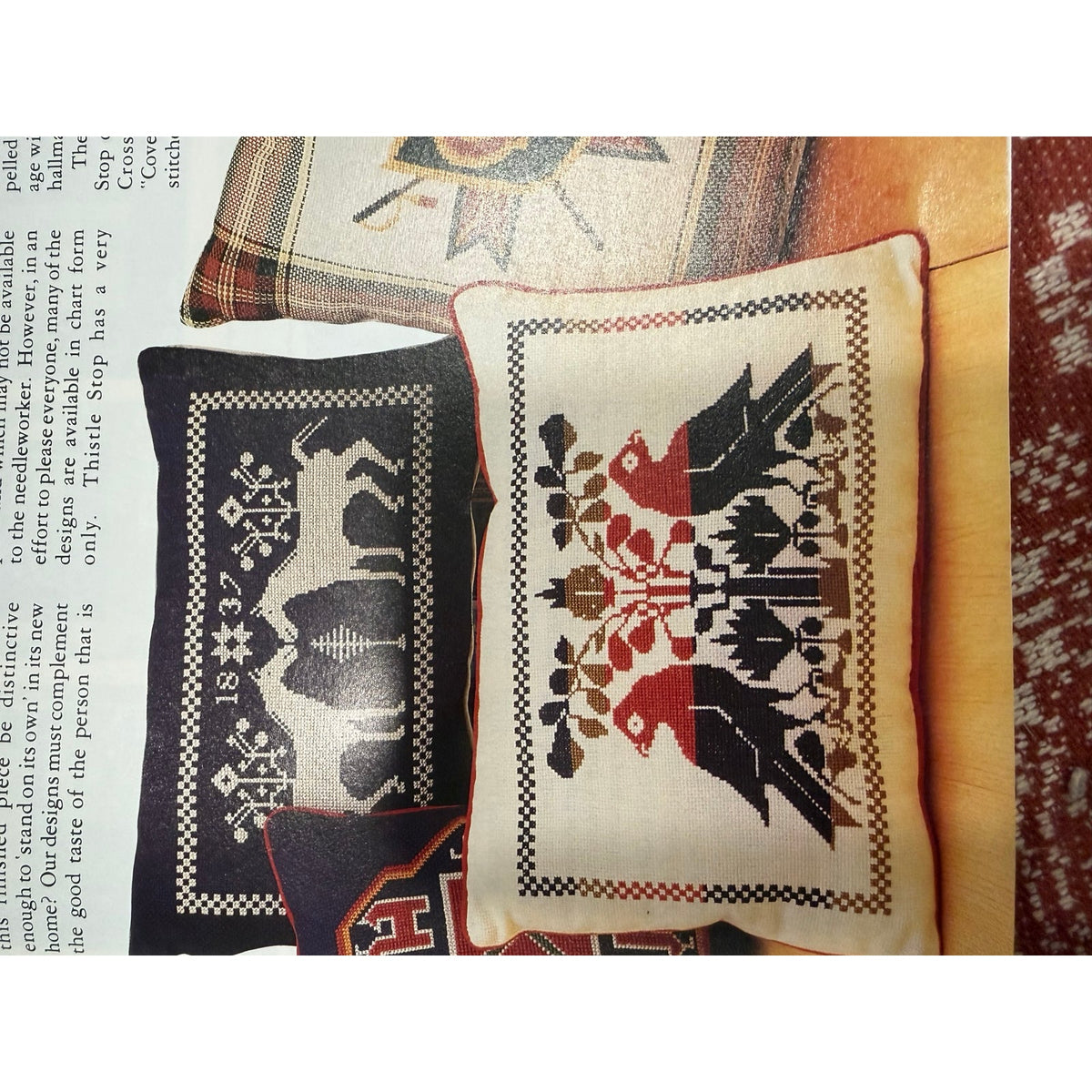 Just CrossStitch Magazine Jan Feb 1986 Vintage Patterns NOS Unused