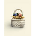 Heart Vintage Porcelain Floral Trinket Box Wedding Keepsake & Proposal Ring Box