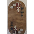 Lily Anna Stitches St Nicholas Christmas Santa Mini Mat LAS904 Wool Pattern