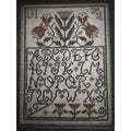 La-D-Da Flowery Alphabet Cross Stitch Floral Sampler NOS