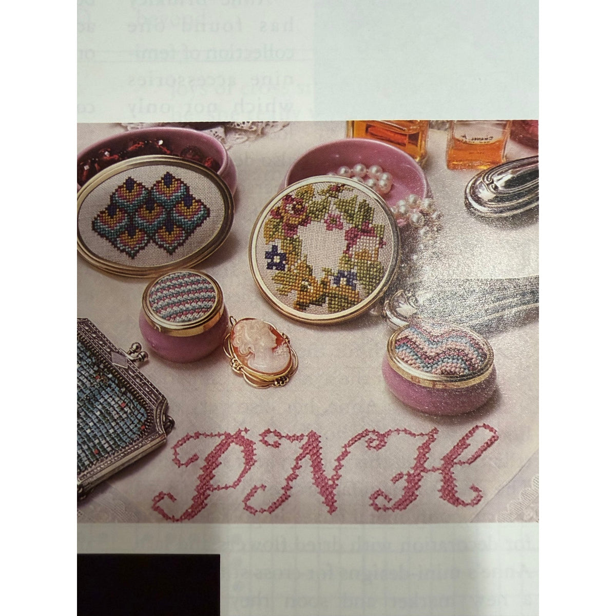 Just CrossStitch Magazine Jan Feb 1986 Vintage Patterns NOS Unused