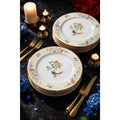 Heinrich & Co Selb Bavaria Songbird Salad Plate Floral Gold 8” Sold Individually