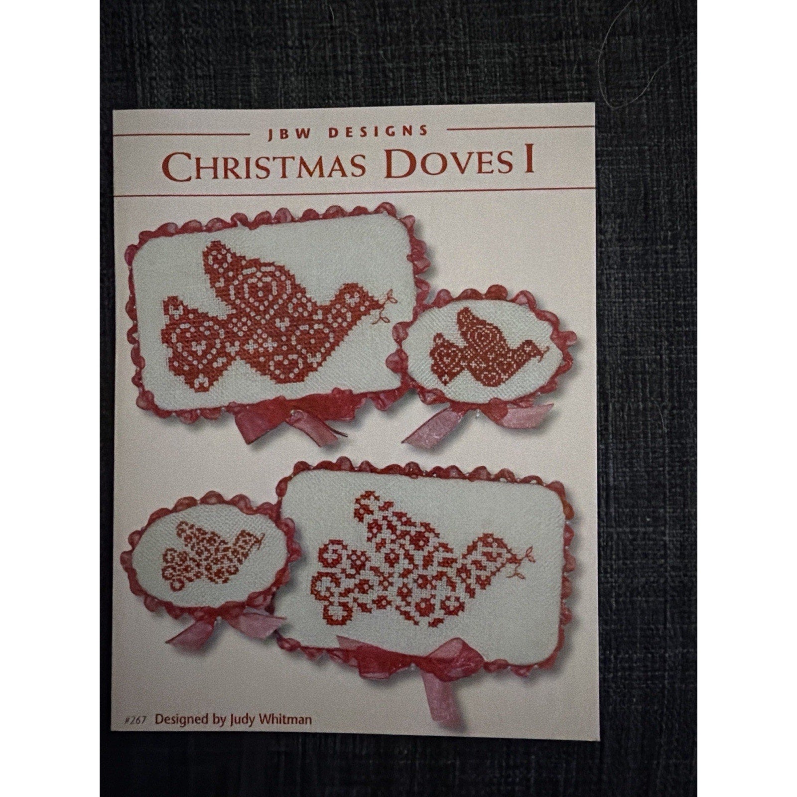 JBW Designs Christmas Doves I Cross Stitch Pattern Leaflet New