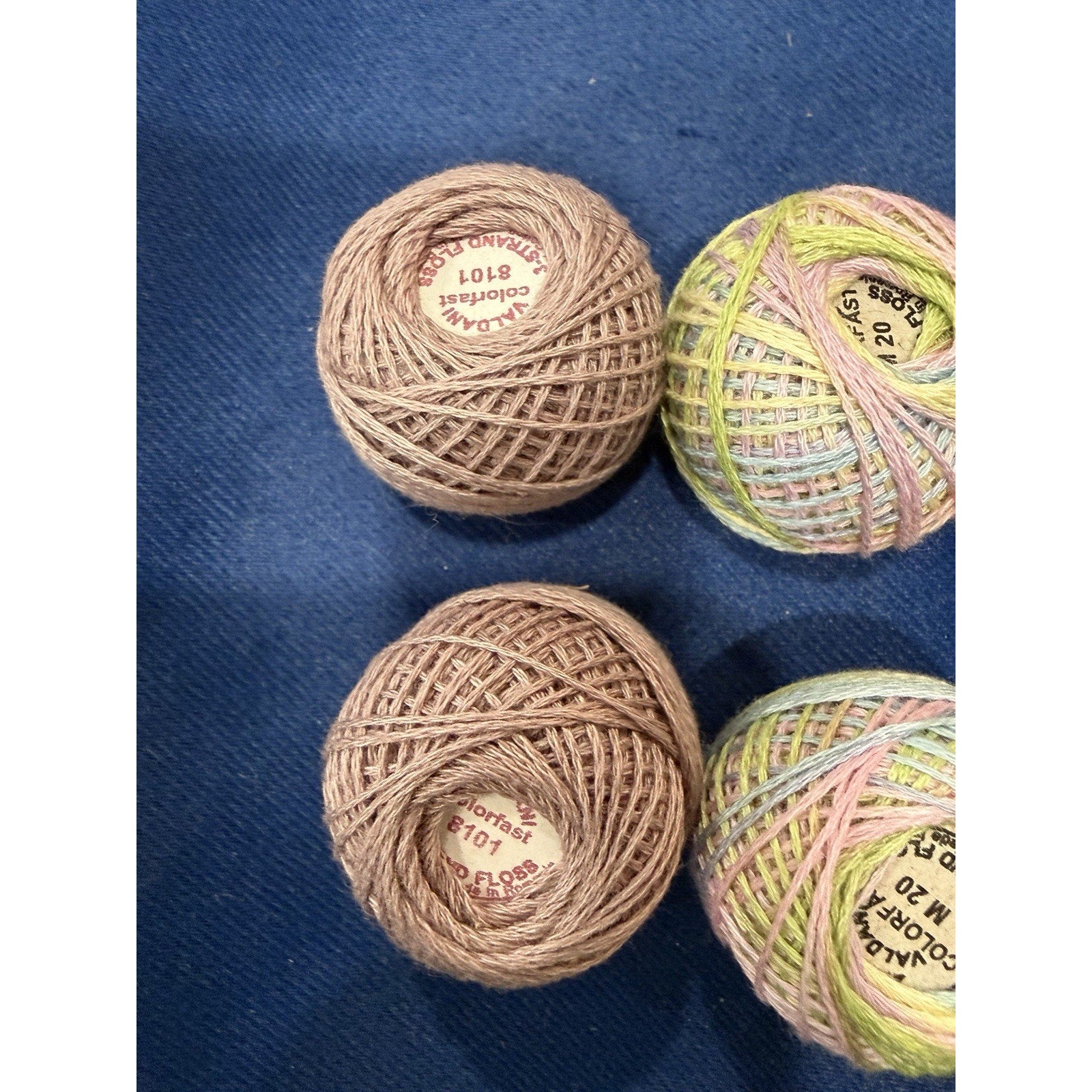 Valdani Pearl Cotton MMIJA Pastel Garden Party 10 Ball Thread Collection
