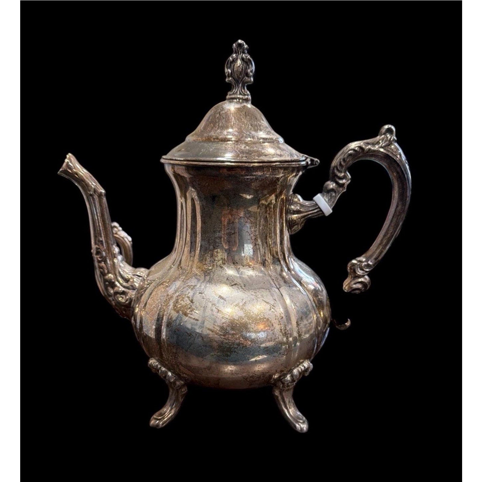 Antique B.S. Blackinton Silver Plated Tea Set – Rococo Revival Style, Circa 1900-1915
