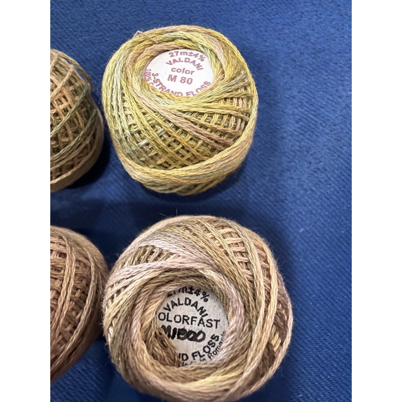 Valdani Pearl Cotton Thread Set Autumn Meadow Harvest 8 Ball Collection