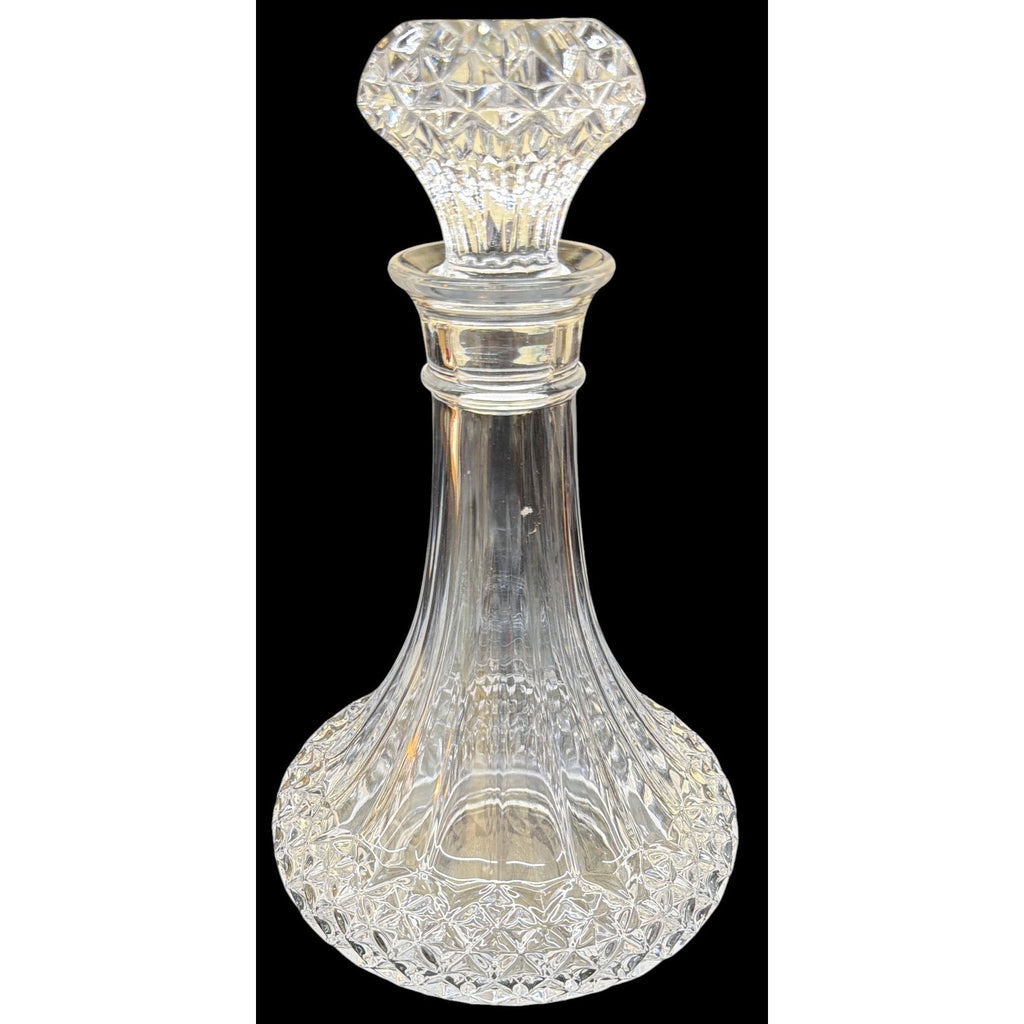 Cristal d'Arques Longchamp Crystal Ships Decanter Stopper France 10" – additional view 2