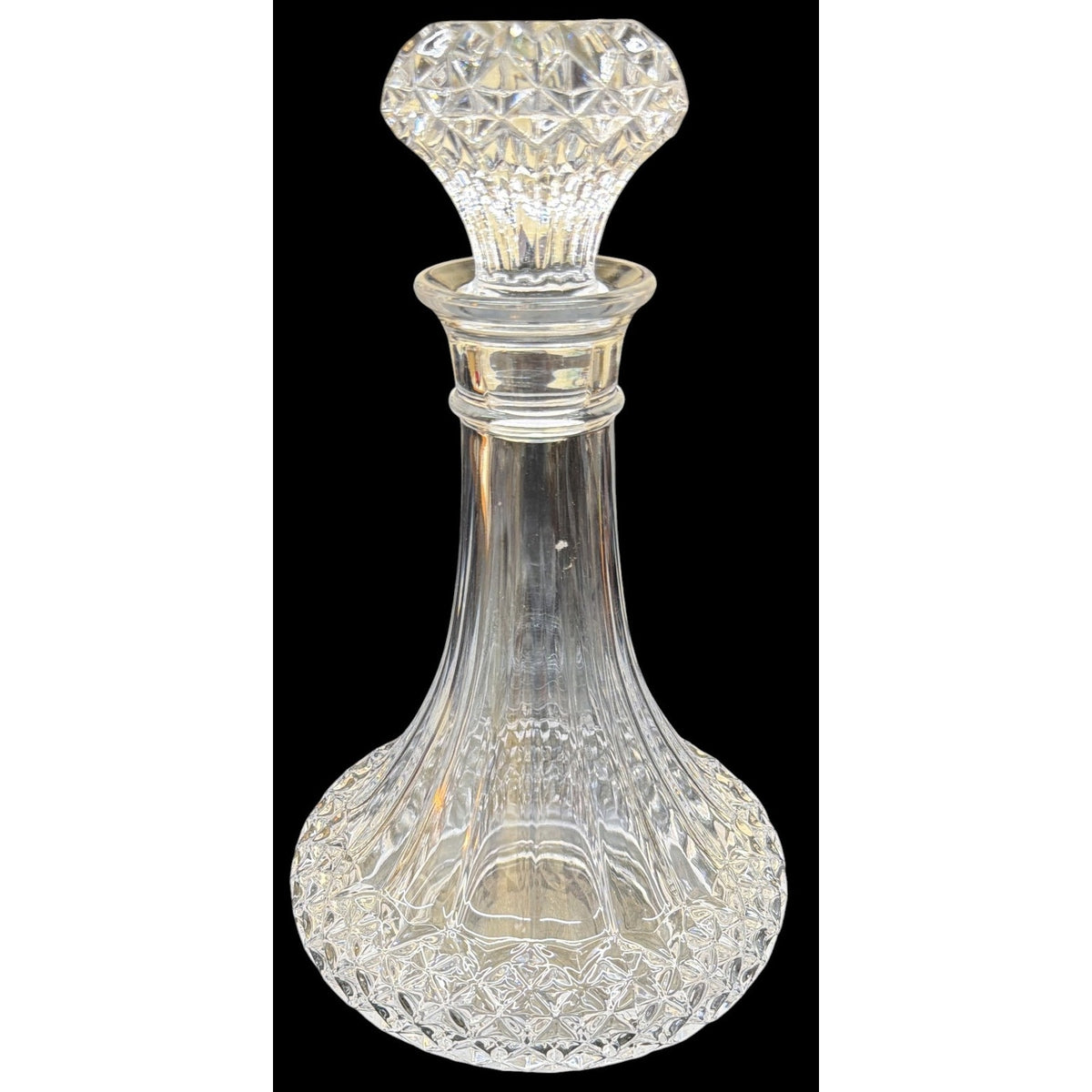 Cristal d'Arques Longchamp Crystal Ships Decanter Stopper France 10" – additional view 2