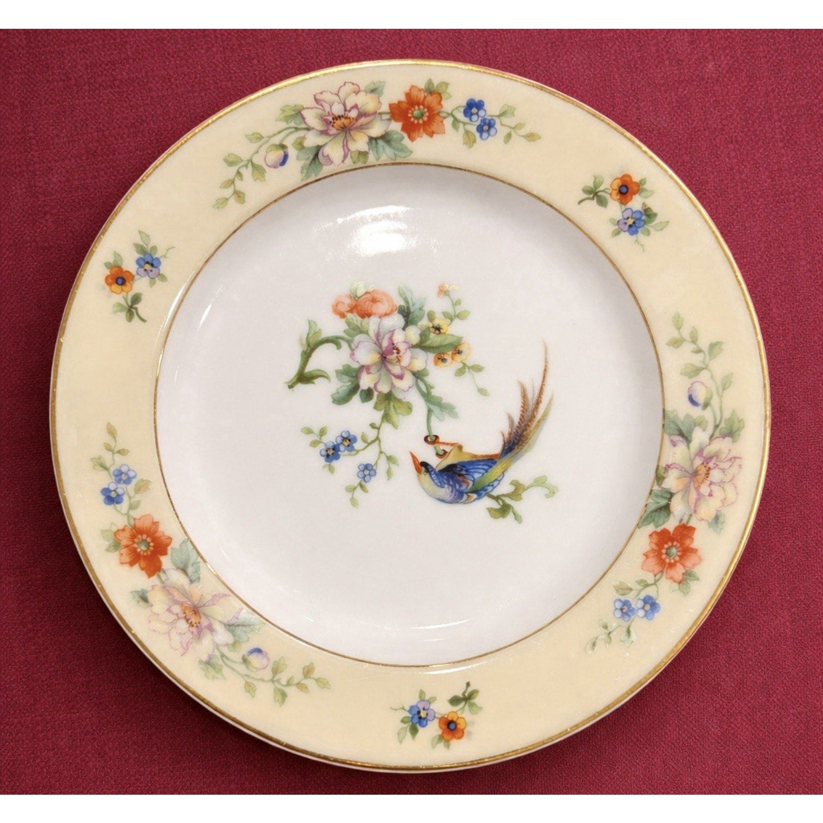 Vintage H&C Heinrich & Co Selb Bavaria Porcelain Bread Plate Sold Individually
