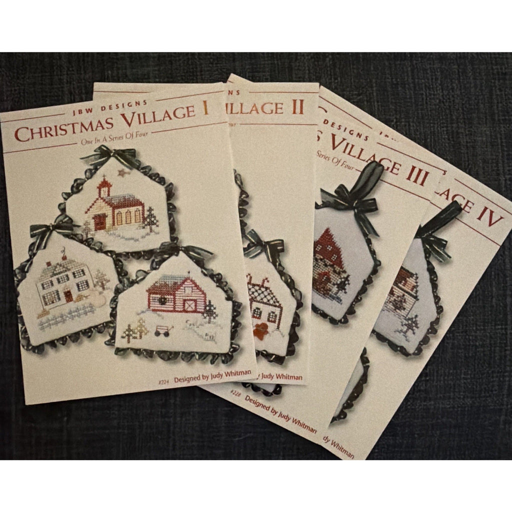 JBW christmas village cross stitch patterns complete 4
