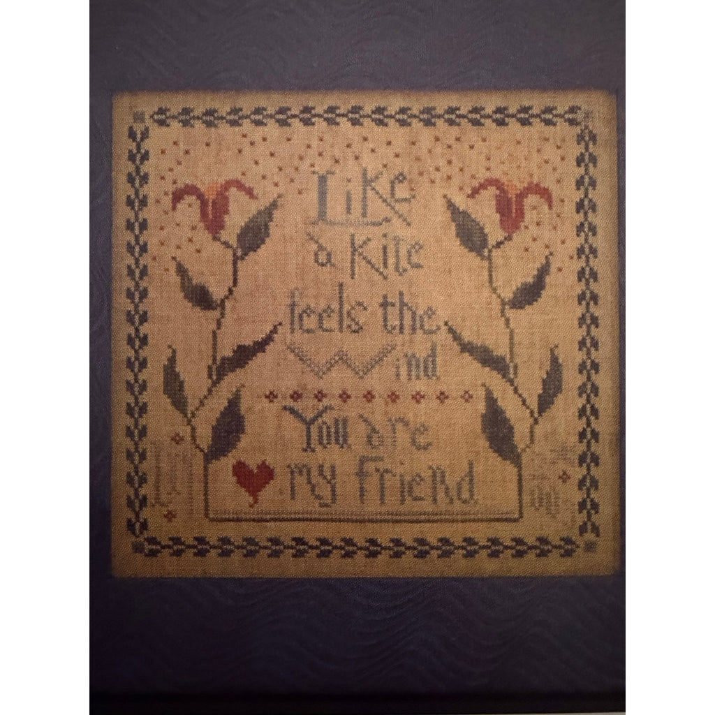 La-D-Da My Friend Cross Stitch Friendship Sampler NOS