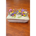 Vintage Pique Fleurs Flower Frog Porcelain Ivy Mini Vase European Style Floral Arranger