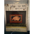 Threads That Bind Piggy’s Perfume #306 Punchneedle Pattern Weaver’s Cloth NOS
