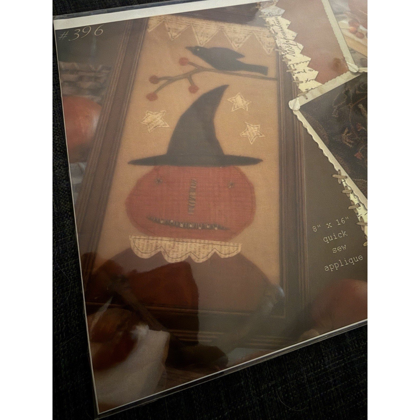 Brenda Gervais Autumn Gathering #396 Wool Applique Punch Needle Pattern