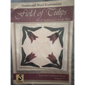 Crane Design Field of Tulips Wool Applique Candle Mat Pattern Vol V NOS