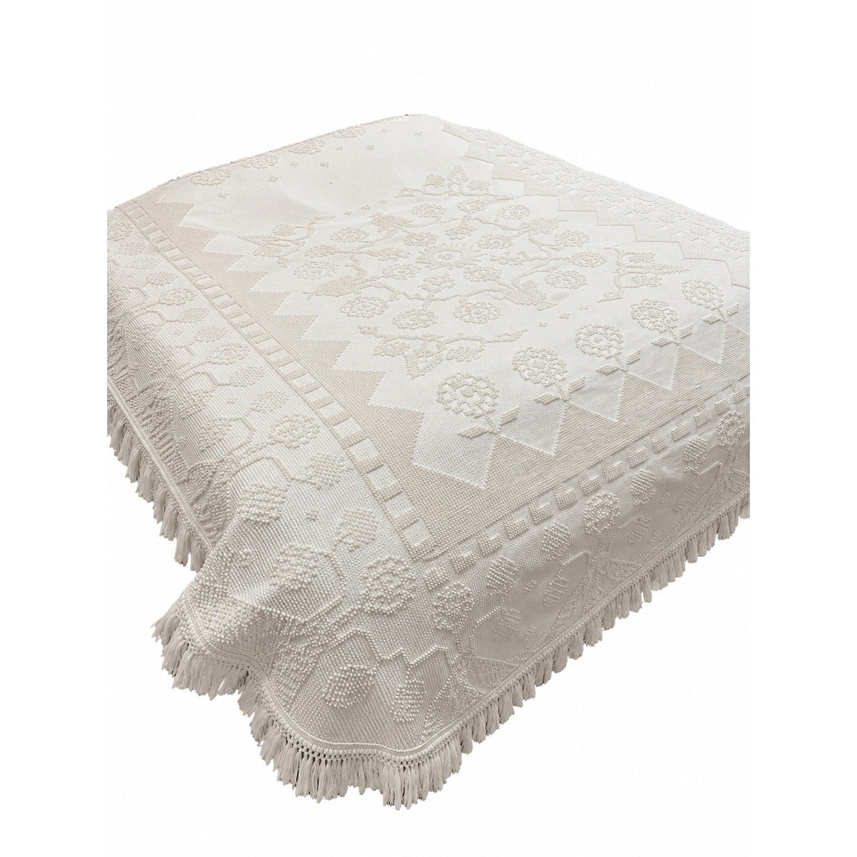 Vintage Bates George Washington's Choice Chenille Bedspread 86 x 108