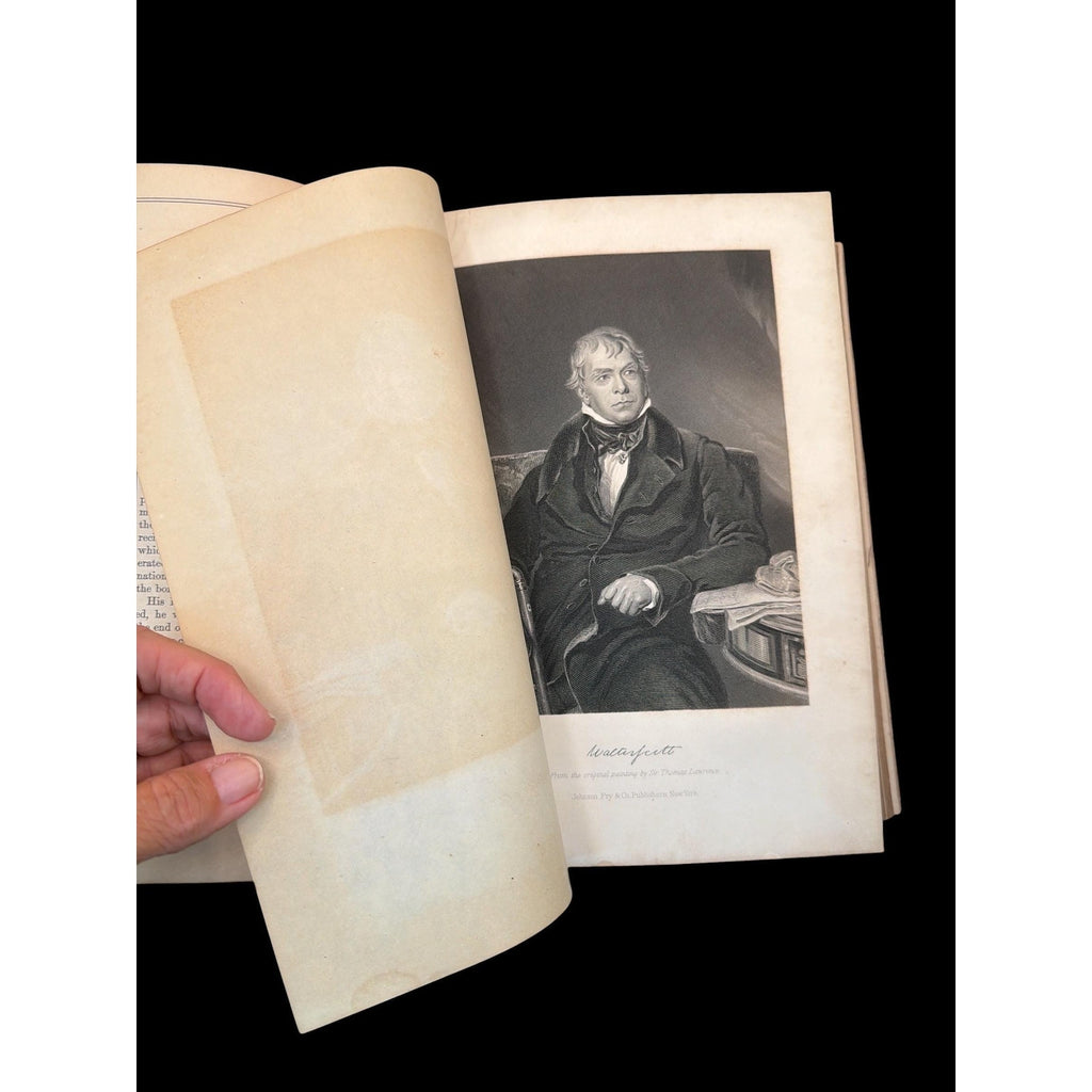 Antique 1873 Portrait Gallery Book: Eminent Men & Women, Steel Engravings Volume I