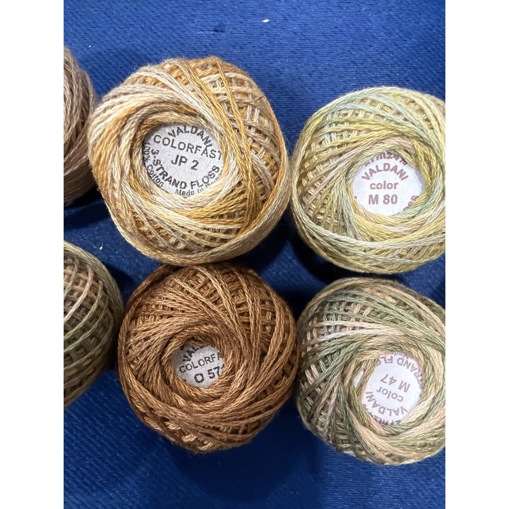 Autumn Orchard Valdani Cotton 8 Ball Lot JP2 M80 M47 M78 O563 O57