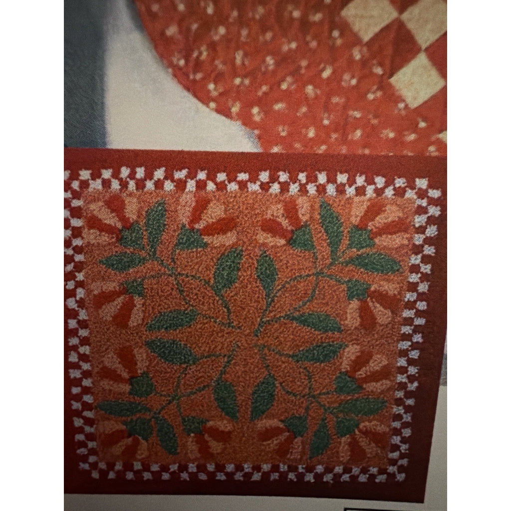 Graham Cracker Collection Centennial Lily Quilt Punch Needle Pattern NOS