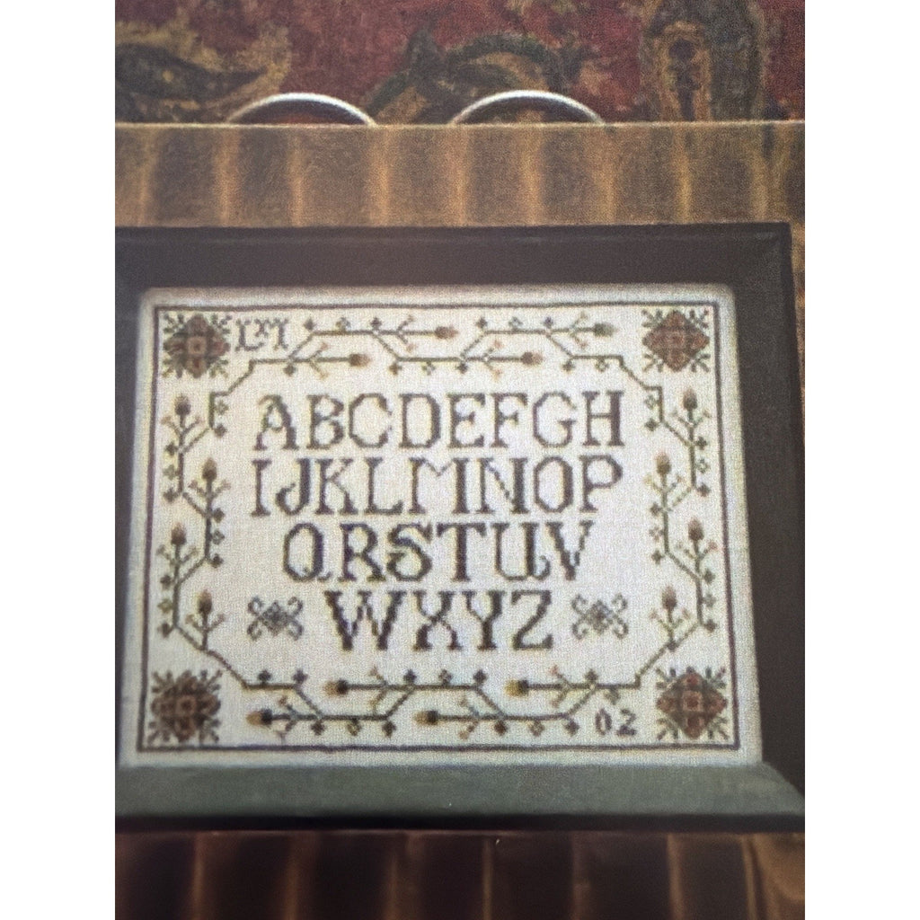 La-D-Da Alphabet Cross Stitch Pattern Lori Markovic Primitive NOS