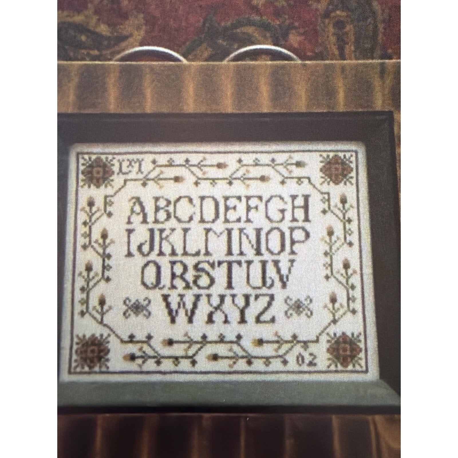 La-D-Da Alphabet Cross Stitch Pattern Lori Markovic Primitive NOS