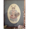 Janice Gaynor April Bunny Cross Stitch Pattern Spring Rabbit Sampler