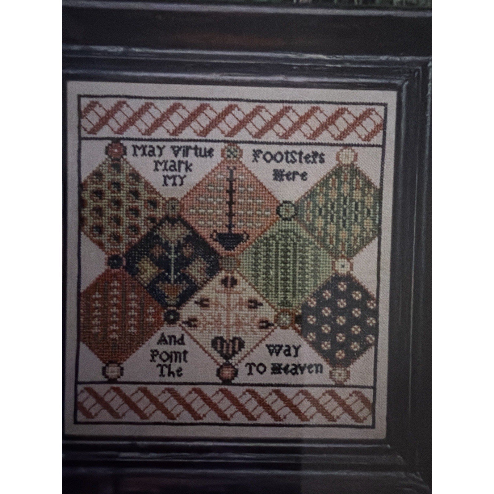 Carriage house Samplings Point the Way to Heaven Cross Stitch Pattern