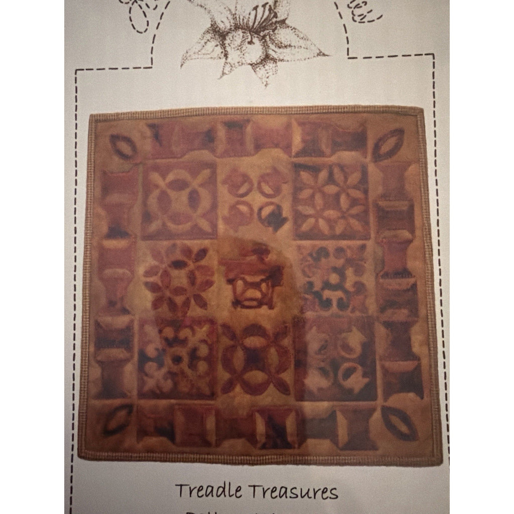 Treadle Treasures Lilly Anna Stitches Pattern LAS114 New