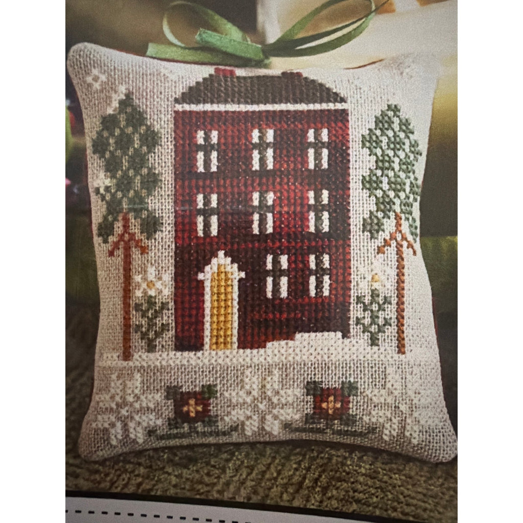 Little House Needleworks Red House in Winter ADU-15 NOS
