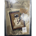 Buttermilk Basin The 12 Days of Snowmen Punch Needle Pattern #206 February