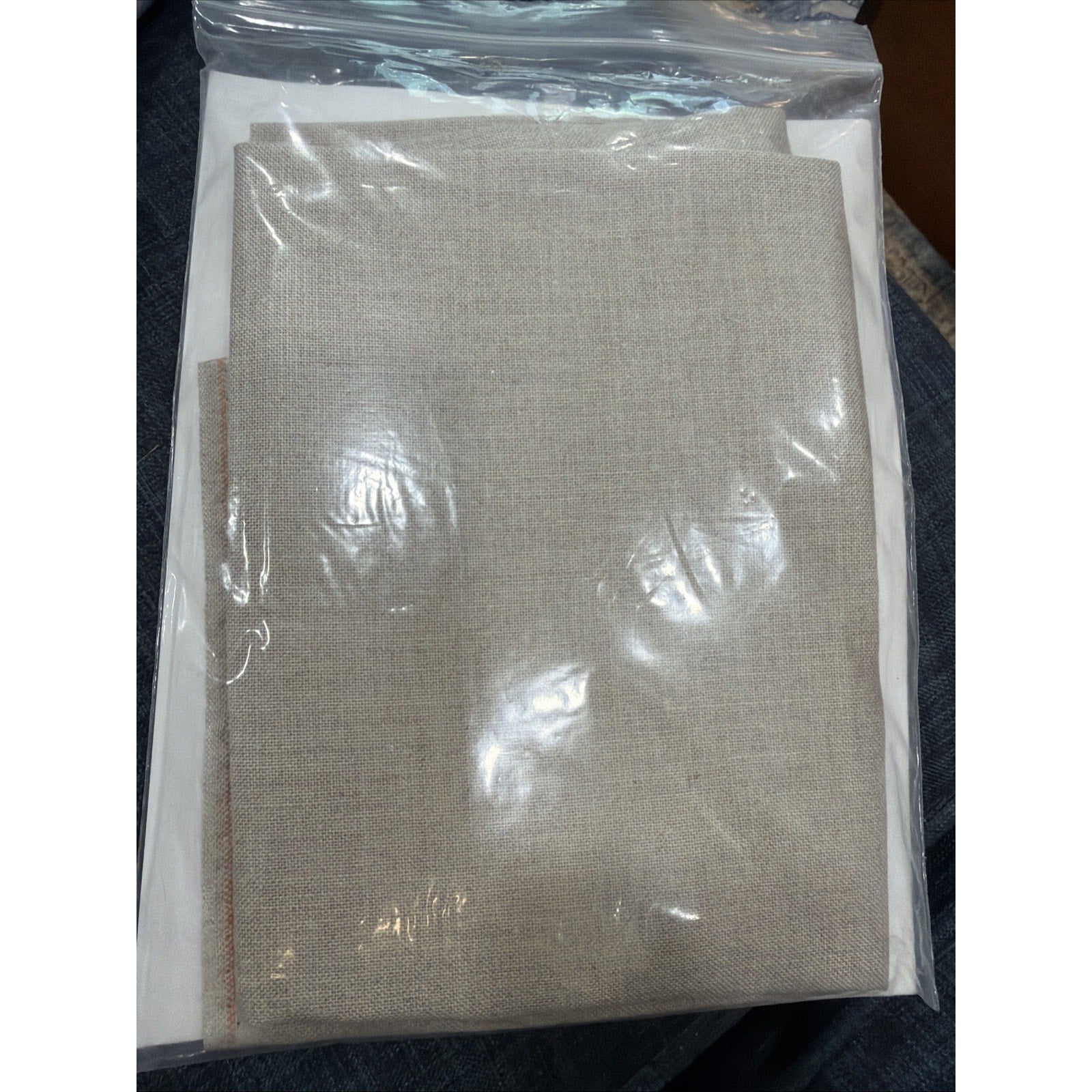 Chatelaine Rose Lights CHAT033 Pattern w Zweigart Belfast Linen 28x22