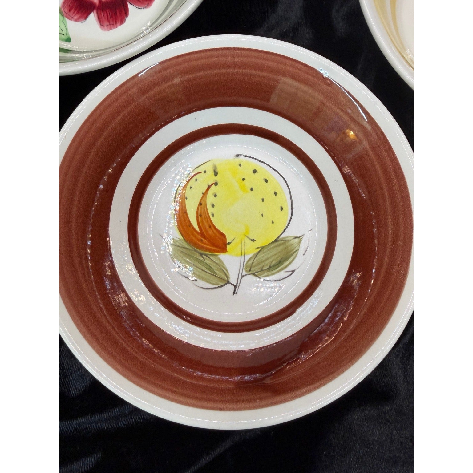 Vintage Norleans Hand Painted Ironstone Bowls Set of 3 Japan Korea Floral