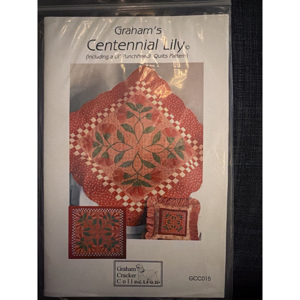 Graham Centennial Lily Quilt Punch Needle Pattern GCCC015 Primitive